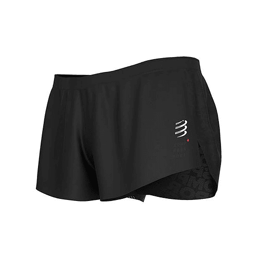 Racing split Short Black, Compressport