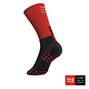 Mid Compression Socks Negro/Rojo, Compressport