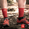 Mid Compression Socks Negro/Rojo, Compressport