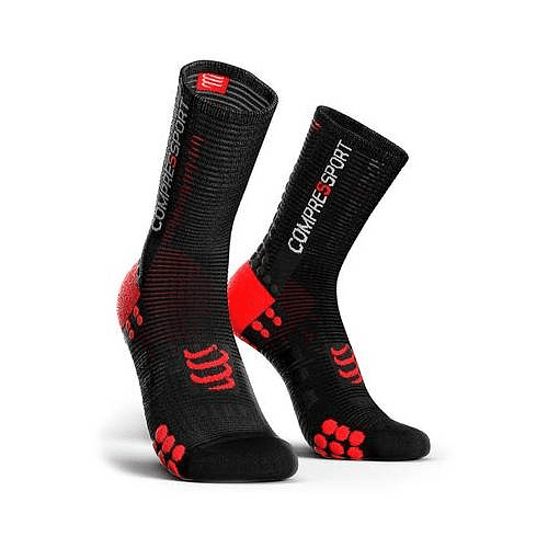 Calcetines Pro Racing Socks BIKE Negro/Rojo,