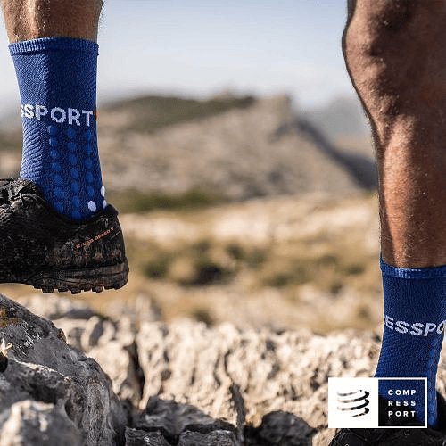 Socks Ultra Trail Blue/Melange, Compressport