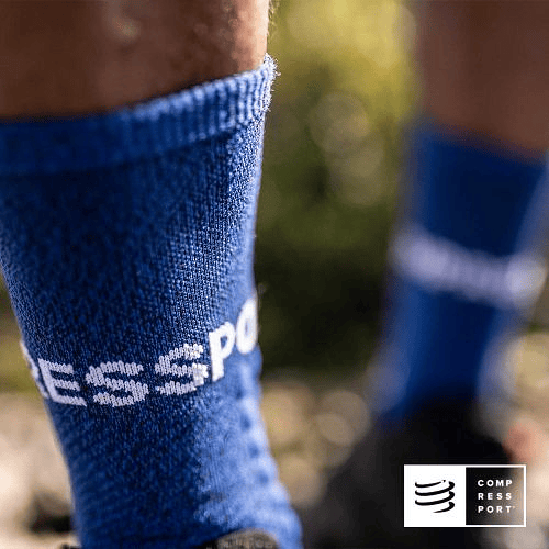 Socks Ultra Trail Blue/Melange, Compressport
