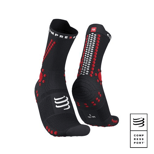 Pro Racing Socks Trail v4.0 Black/Red, Compressport