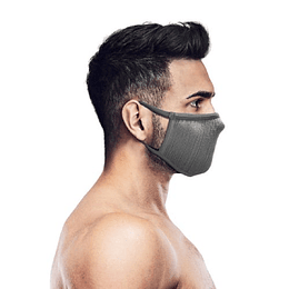  Mascarilla deportiva ultra-respirable anti-microbiana FU+ Copper Grey, Naroo
