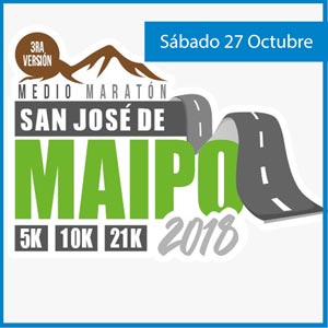 Inscripción Medio Maratón San José de Maipo