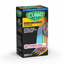 Vendaje antibacterial XL  6 colores ​performance series, Curad