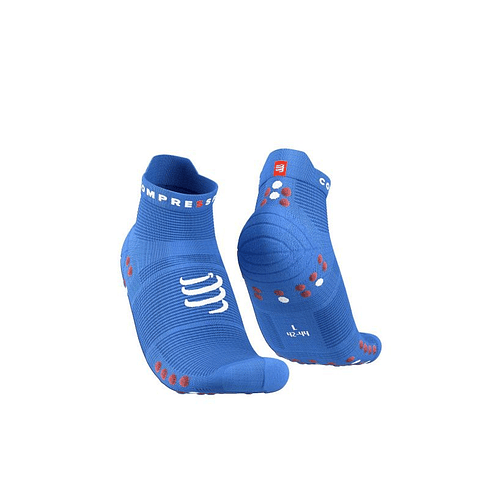Pro Racing Socks v4.0 Run Low Pacific Blu/Deco Rose, Compressport