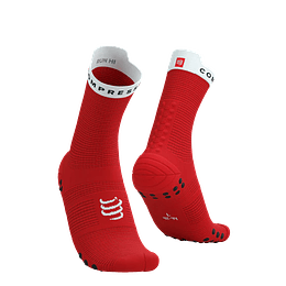 Pro Racing Socks v4.0 Run High Core Red/White/Black, Compressport