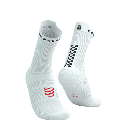 Pro Racing Socks v4.0 Run High White/Black/Core Red, Compressport