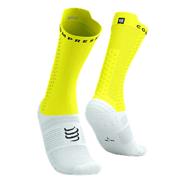 Pro Racing Socks v4.0 Bike White/Safety Yellow/Black, Compressport