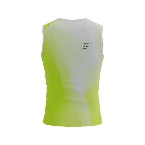 Performance Tank M Safety Yellow/White/Black, Compressport