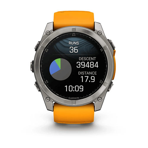 Fēnix® 8  Sapphire Amoled Spark Orange (51mm), Garmin