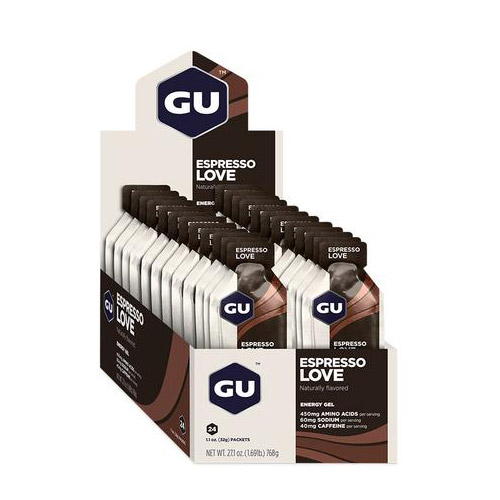 Caja de Geles Espresso Love GU Energy (24 Unidades)