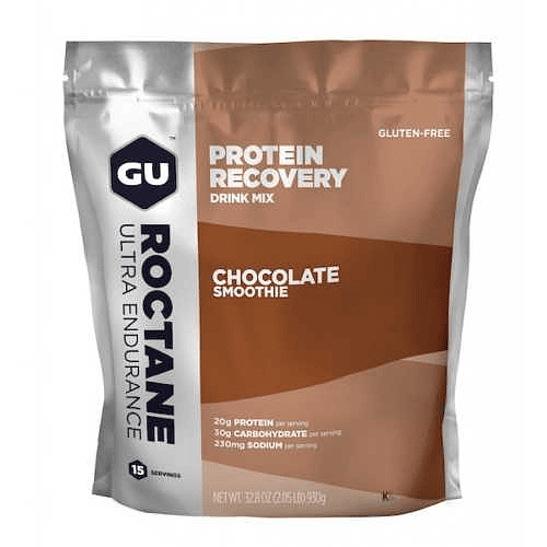 Recovery Drink Mix Roctane Ultra Endurance Chocolate Smoothie ( 15 servicios), Gu