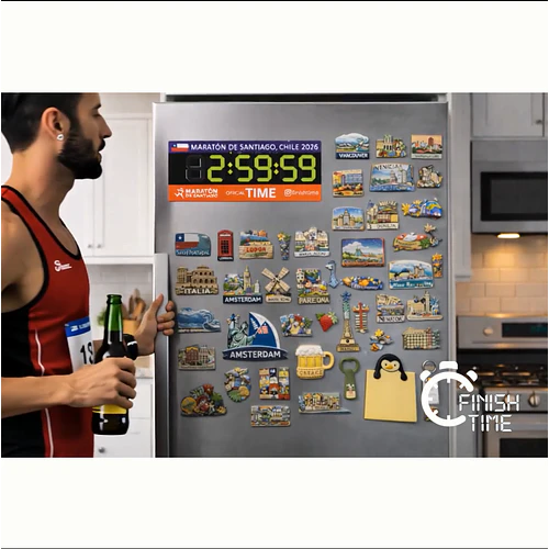 Imán Maratón de Santiago 2026, finishtime