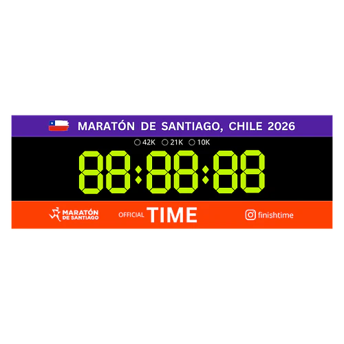 Imán Maratón de Santiago 2026, finishtime