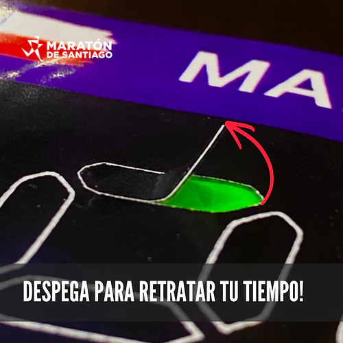 Magneto personalizable tiempo final Maratón de Santiago 2026, Finishtime