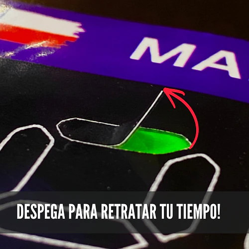 Imán personalizable tiempo final Carrera a elección. Finishtime.