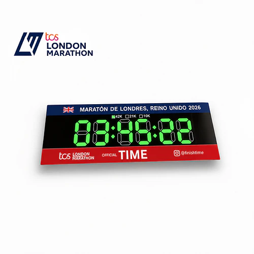 Magneto para el refrigerador crono London Marathon, Finishtime