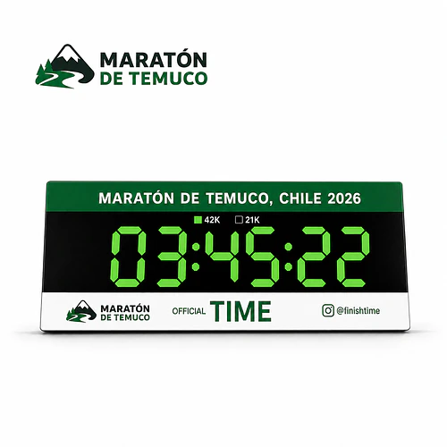 Magneto para el refrigerador crono Temuco Maraton, Finishtime