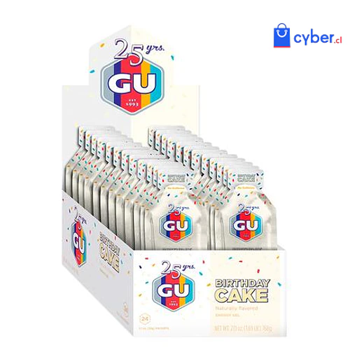 Energy Gel Birthday Cake (24 unid), GU