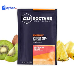 Roctane Ultra Endurance Tropical Fruit (10 sobres, con cafeína), Gu