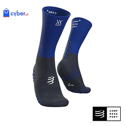 Calcetín Mid Compression Blue Lolite, Compressport