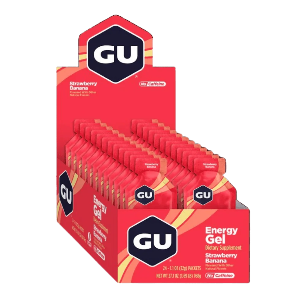 Caja de Geles Strawberry Banana 24 GU Energy
