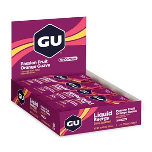Energy Liquid, Passion Fruit Orange Guava, GU