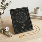 Pack Mapa Estelar: Enmarcado + Collar 2