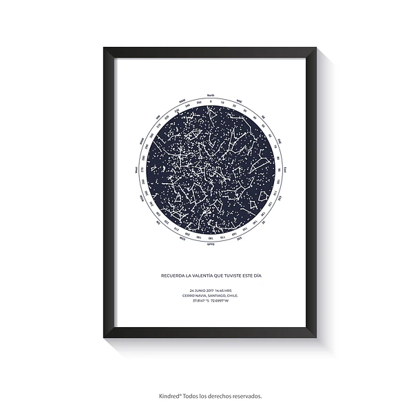 Mapa Estelar Personalizado Hestia 9