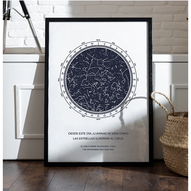 Mapa Estelar Personalizado Hestia 1