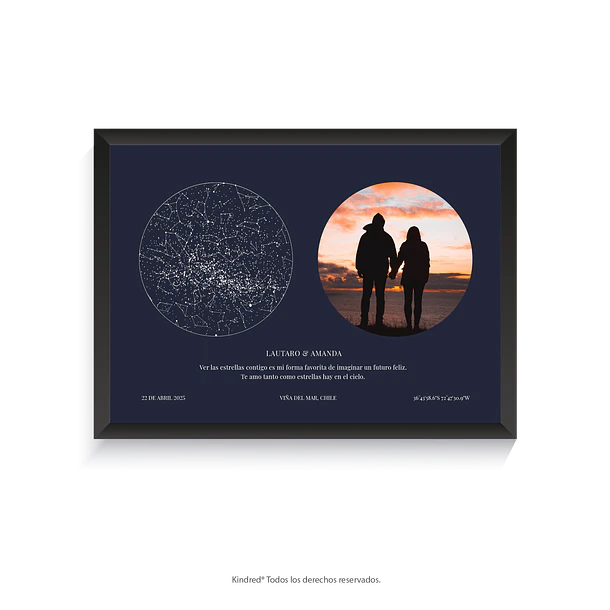 Mapa Estelar Personalizado + Fotografía Orión 4