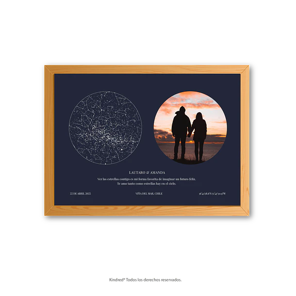 Mapa Estelar Personalizado + Fotografía Orión 5