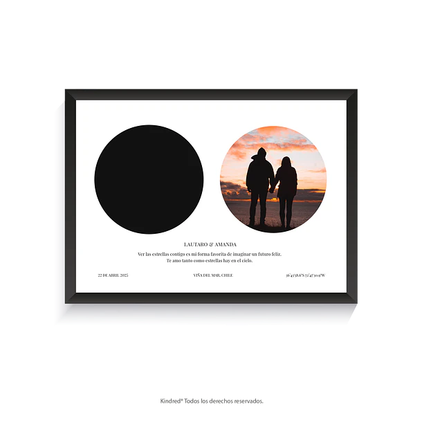 Mapa Estelar Personalizado + Fotografía Orión 6