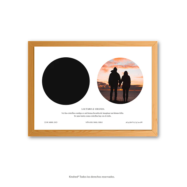 Mapa Estelar Personalizado + Fotografía Orión 7