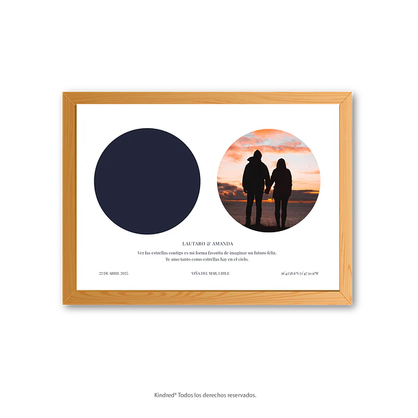 Mapa Estelar Personalizado + Fotografía Orión 9