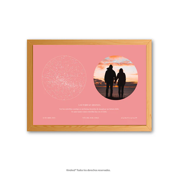 Mapa Estelar Personalizado + Fotografía Orión 11