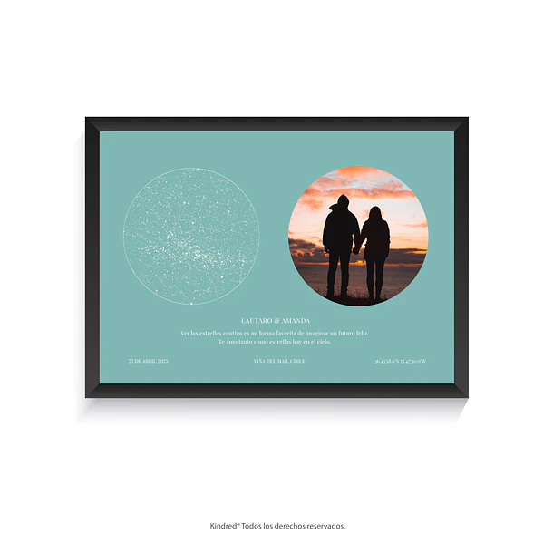 Mapa Estelar Personalizado + Fotografía Orión 12
