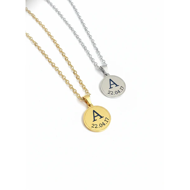 Collar Mapa Estelar Corazón Personalizado 4