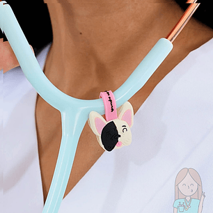 CLIP ESTETOSCOPIO PERRITO 🐶