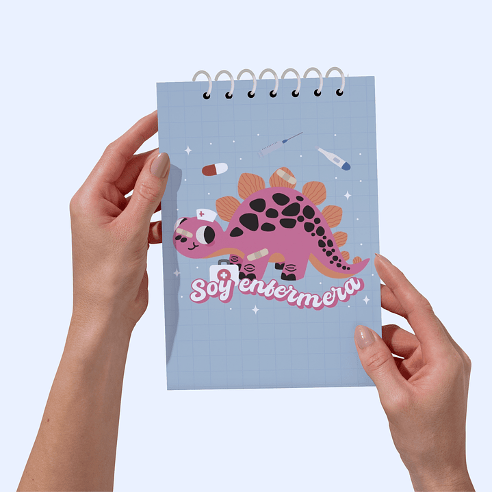 NOTEPAD DINO ENFERMERA 1