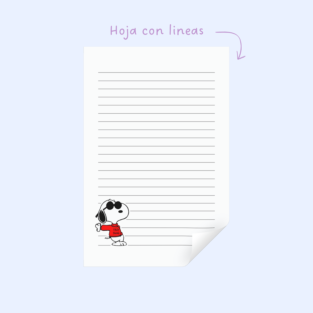NOTEPAD SNOOPY 2