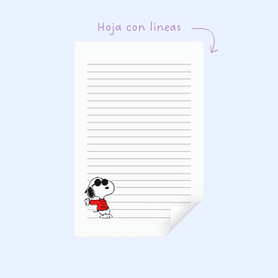 NOTEPAD SNOOPY