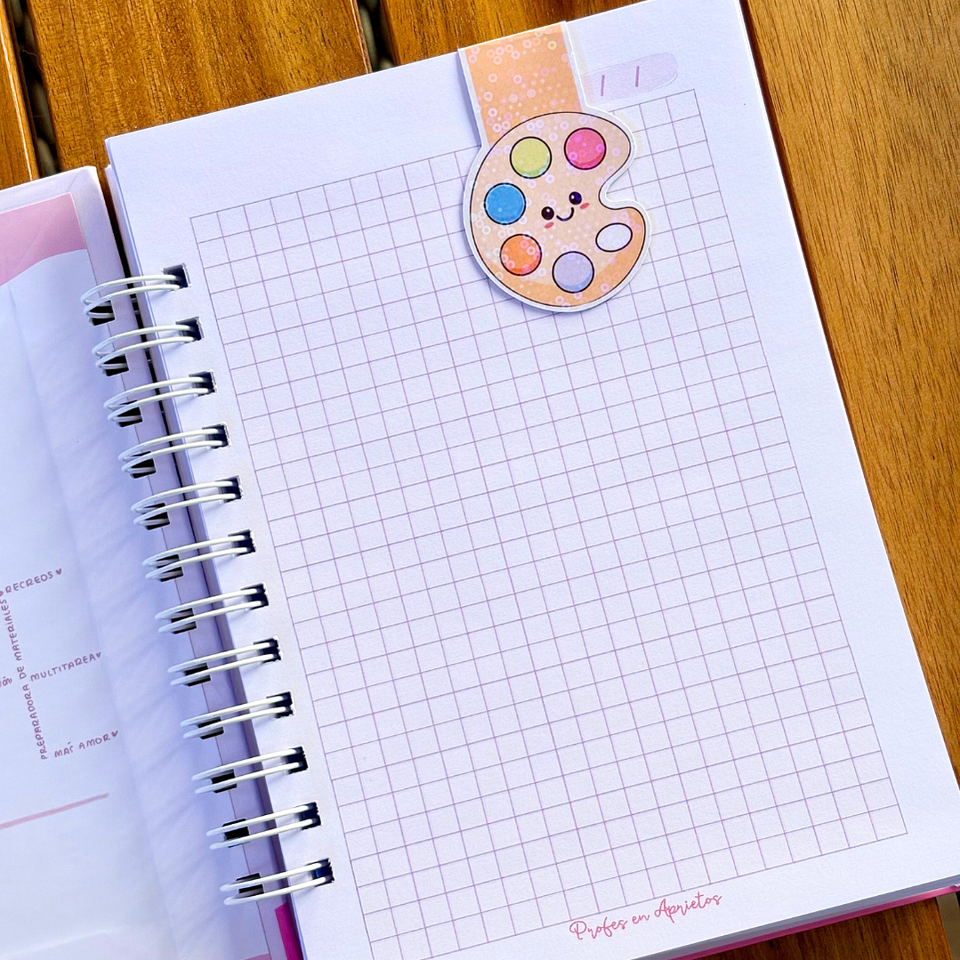 MARCAPAGINAS MAGNETICO ACUARELA 1