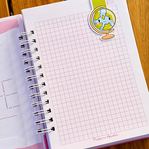 MARCAPAGINAS MAGNETICO GLOBO TERRÁQUEO