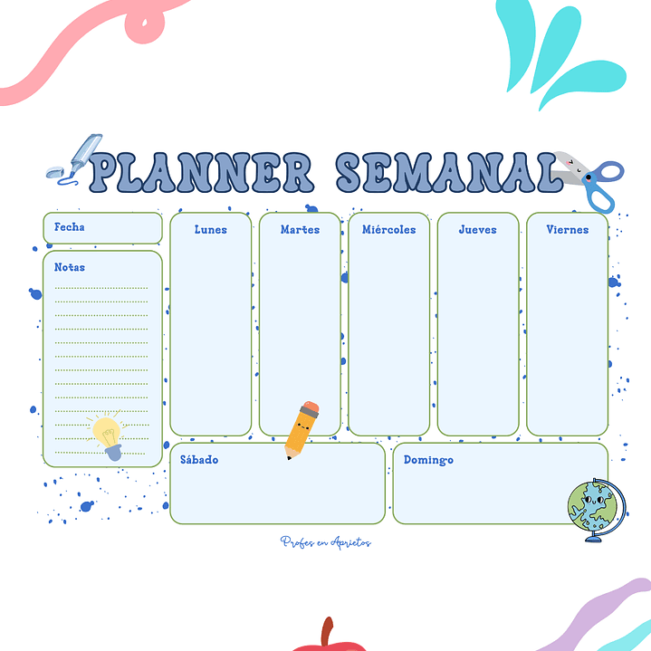 PLANNER SEMANAL PARA PROFES 2