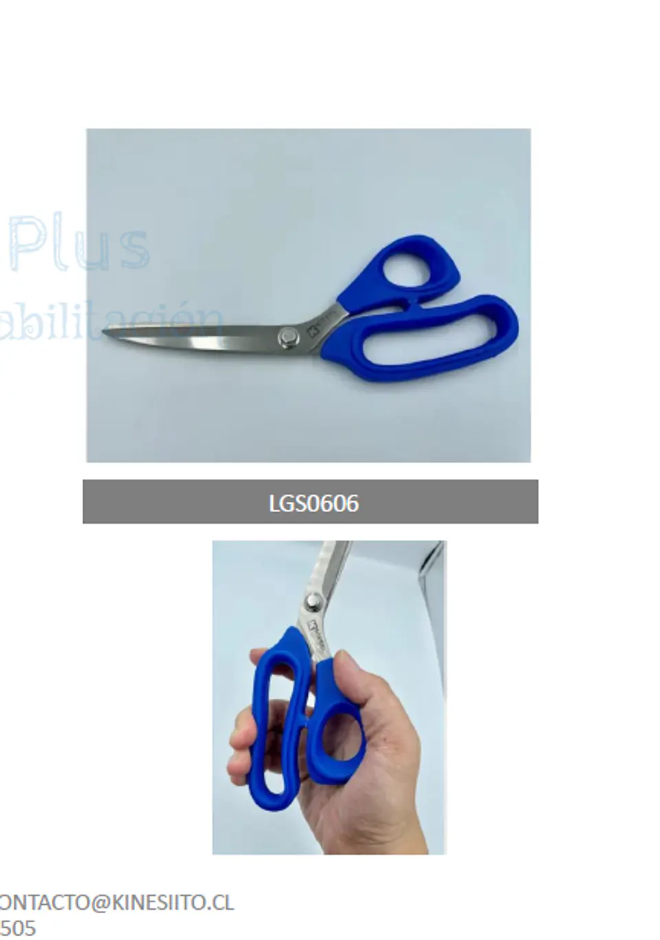 TIJERA KIESEL CON MANGO ERGONOMICO 1
