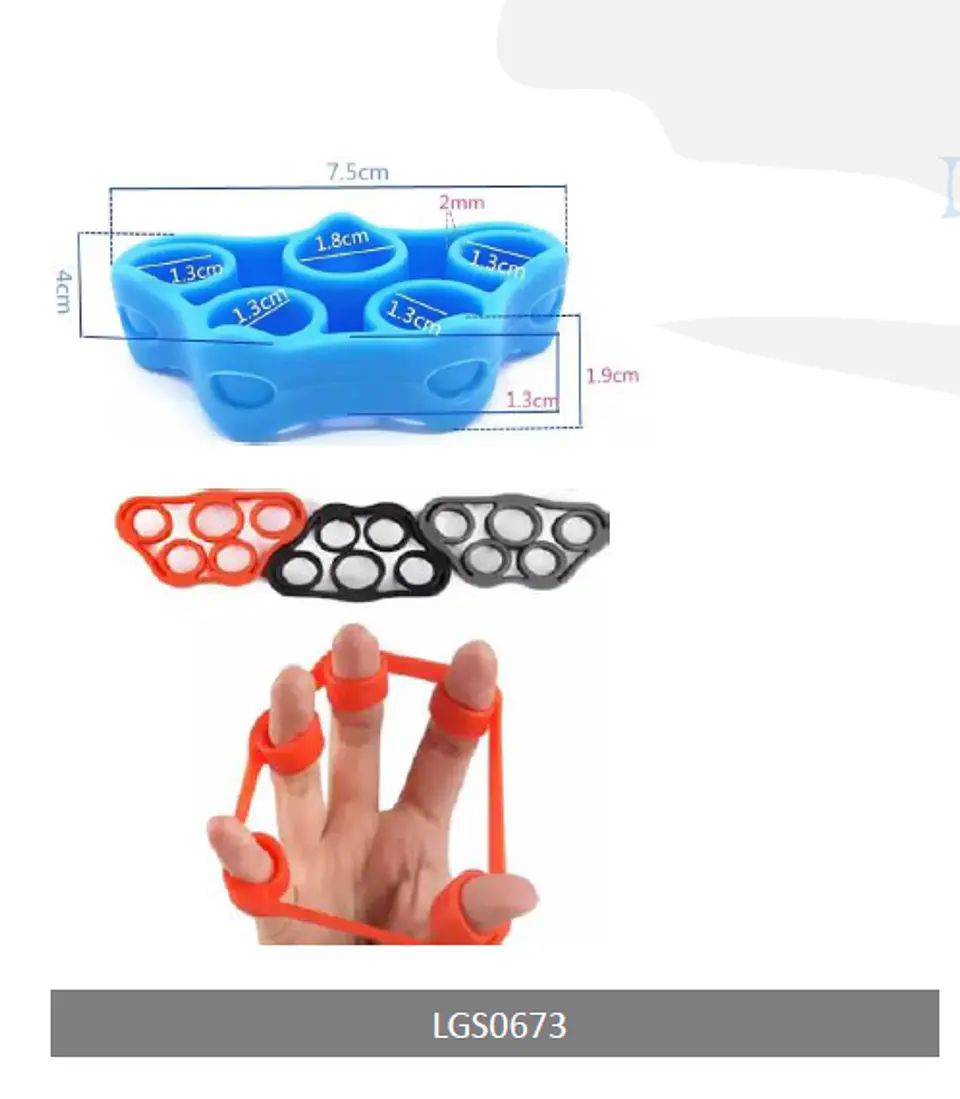 KIT HAND GRIP EJERCITADOR DE DEDOS SILICONA 1