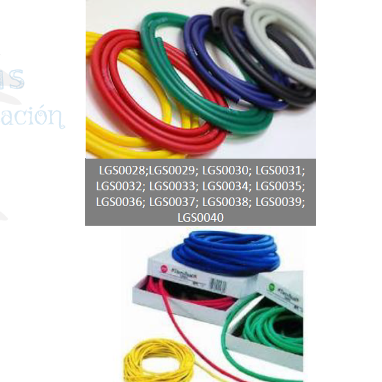 TUBO ELÁSTICO THERABAND 7.6 mts 1